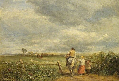 Going to the Hayfield, 1853, David Cox Jr.
