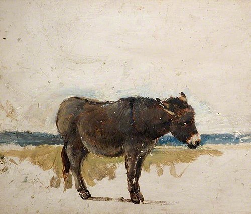 Study of a Donkey, 1842, David Cox Jr.