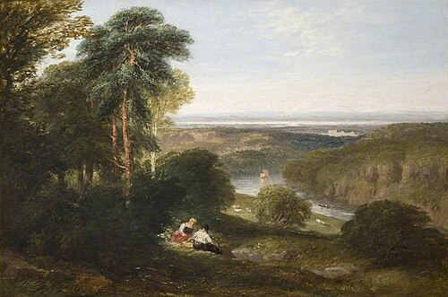 The Wyndcliffe, River Wye, 1842, David Cox Jr.