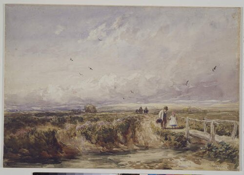 The Bridge on the Common, 1842, David Cox Jr.