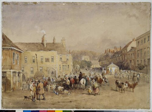 The Market Place , Faringdon, , David Cox Jr.