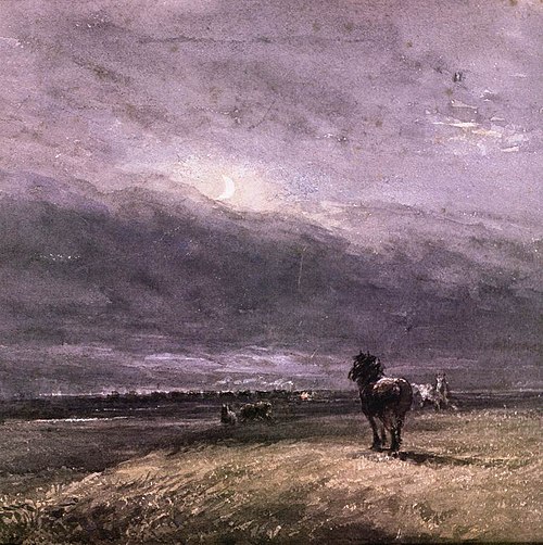 The Night Train, 1849, David Cox Jr.