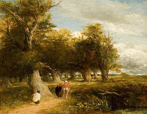 The Skirts of the Forest, 1855, David Cox Jr.