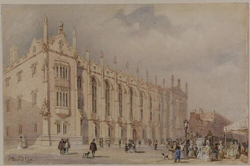 King Edward's School, Birmingham, 1833, David Cox Jr.