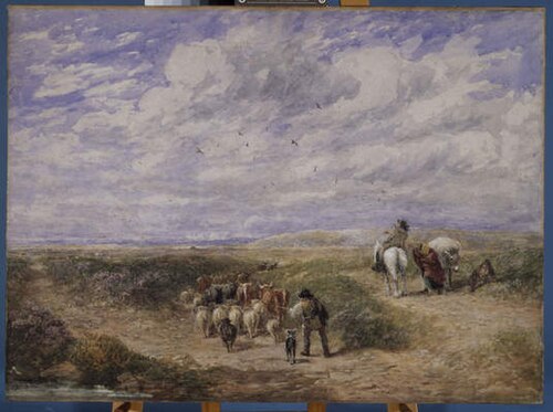 Keep the Left Road, 1854, David Cox Jr.