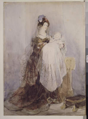 The Christening, 1831, David Cox Jr.
