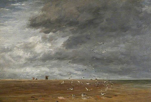 On the Sands, 1850, David Cox Jr.