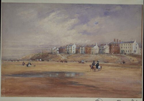Blackpool Beach, 1840, David Cox Jr.