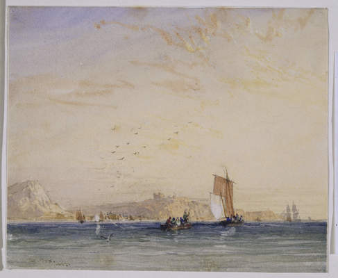 Dover from the Sea, 1831, David Cox Jr.