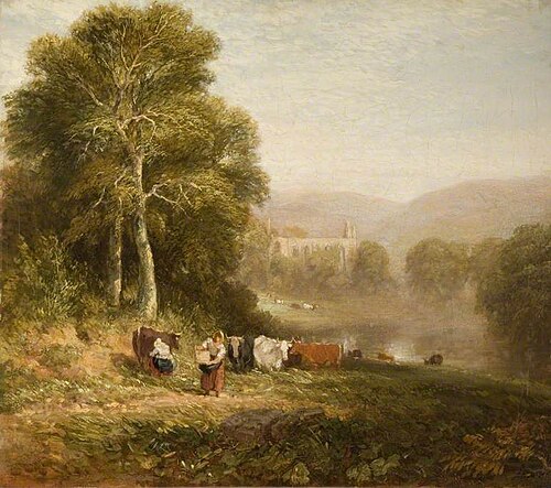 Bolton Abbey, 1844, David Cox Jr.