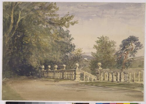 The Terrace, Haddon Hall, , David Cox Jr.