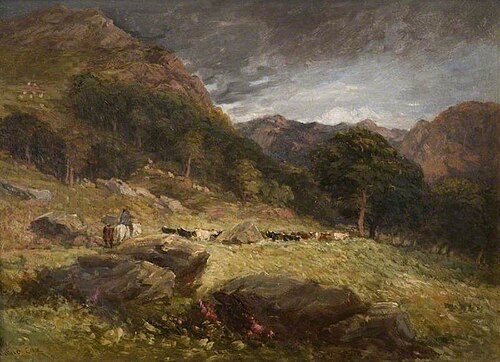 Driving Cattle, 1848, David Cox Jr.