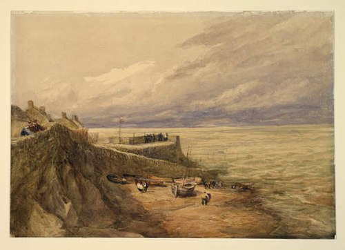 Lynmouth Harbour, , David Cox Jr.