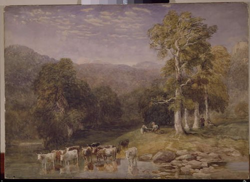 On the Llugwy, , David Cox Jr.
