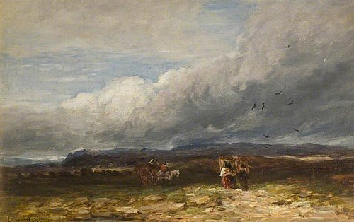 The Peat Gatherers, 1850, David Cox Jr.