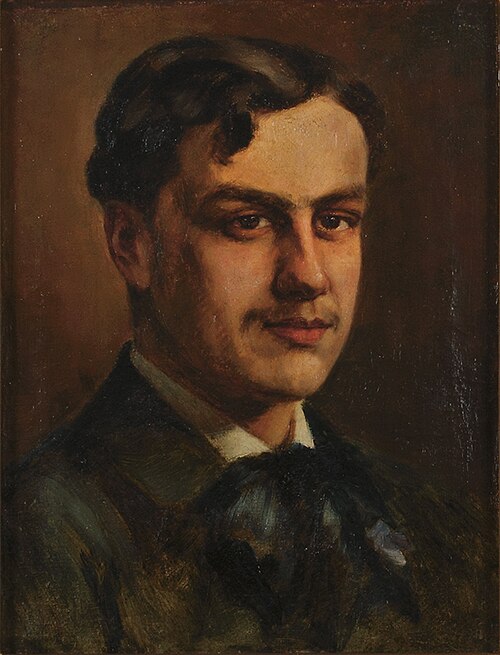 Retrato del escritor chileno Augusto d'Halmar, 1902, Juan Francisco González