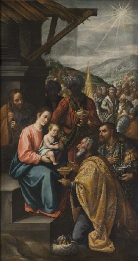 Adoración de los Reyes Magos, 1634, Juan Castillo