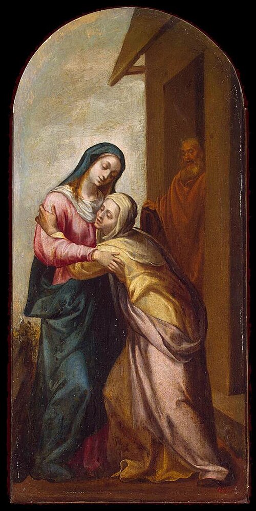 Mary Meeting Elizabeth, 1630, Juan Castillo