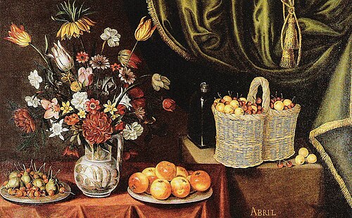 Der Monat April, , Juan van der Hamen