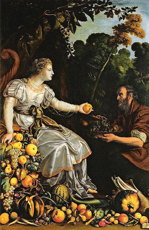 Vertumnus and Pomona, 1626, Juan van der Hamen