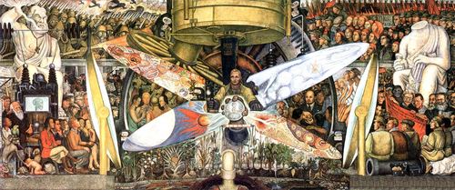 Man, Controller of the Universe, 1934, Diego Rivera