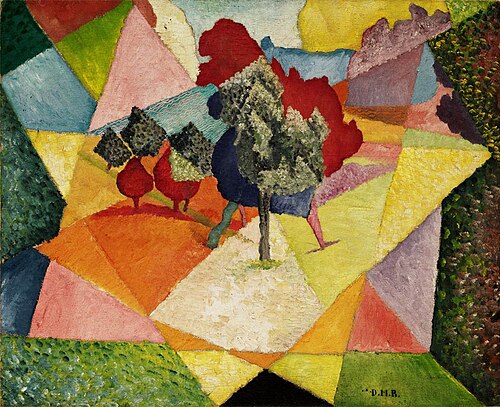 Cubist Landscape, 1912, Diego Rivera