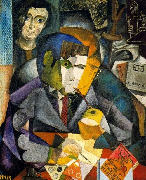 Portrait of Ramón Gómez de la Serna, 1915, Diego Rivera