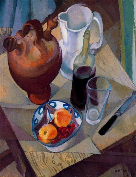Nature morte, 1913, Diego Rivera