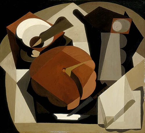 The Meager Table, 1917, Diego Rivera