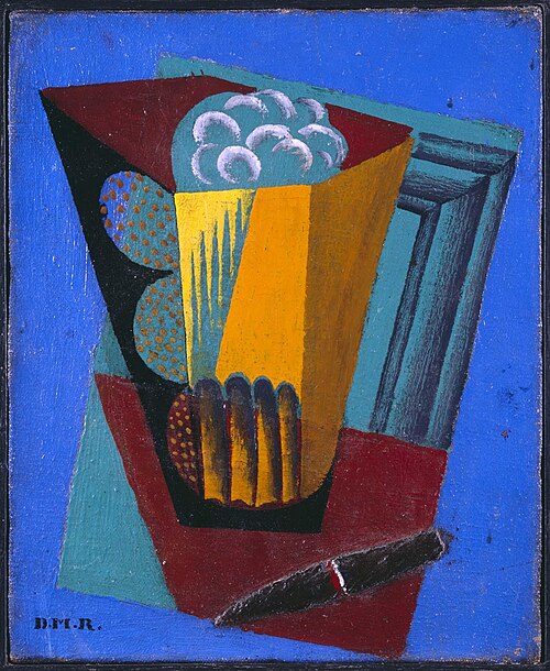 Le bock (Beer Glass), 1917, Diego Rivera
