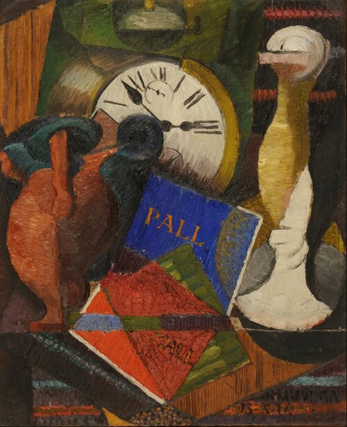 Composition with clock, 1914, Diego Rivera
