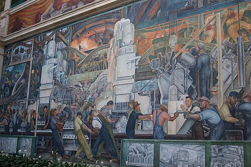 Man and Machinery, 2022, Diego Rivera