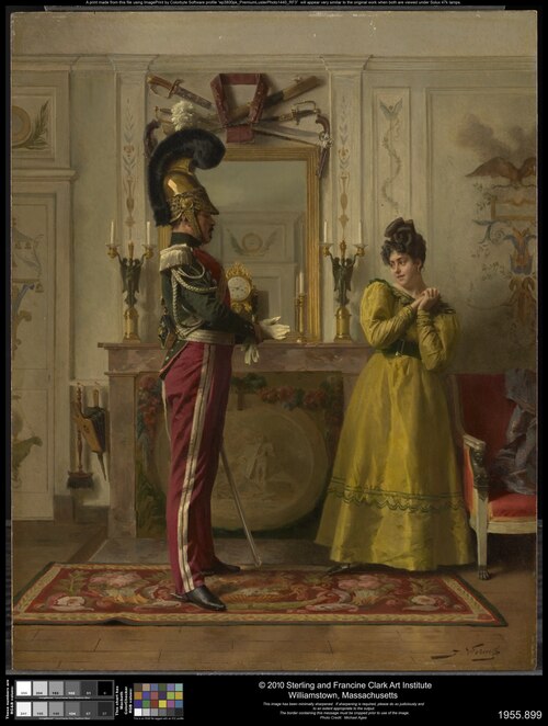 Departure for the Review, 1876, Jules Worms