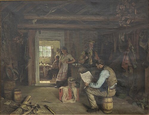 I naustet, 1904, Christian Eggen