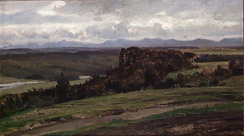 Landscape Study, 1880, Johan Martin Nielssen