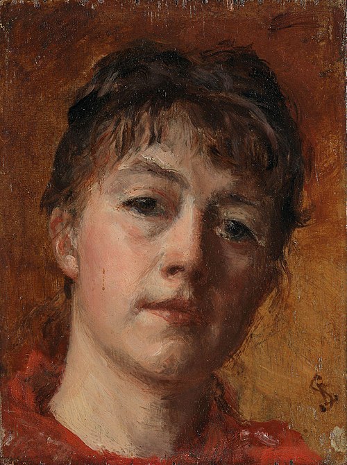 Autoportrait, 1885, Leis Schjelderup