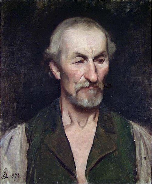 Male Portrait, 1874, Leis Schjelderup