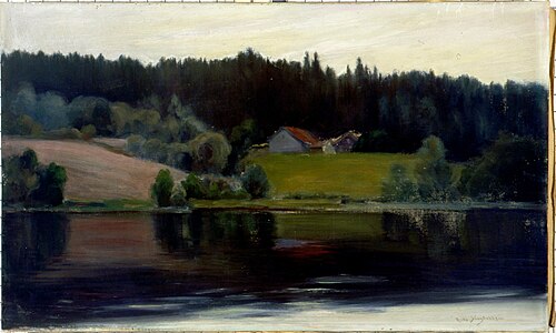 Fra Semsvannet i Asker, 2000, Andreas Singdahlsen