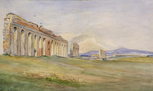 Fra den romerske campagna, 1890, Andreas Singdahlsen