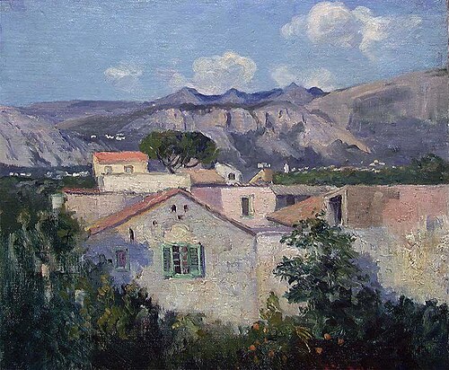 View from Hotel Cocumella, 1899, Andreas Singdahlsen