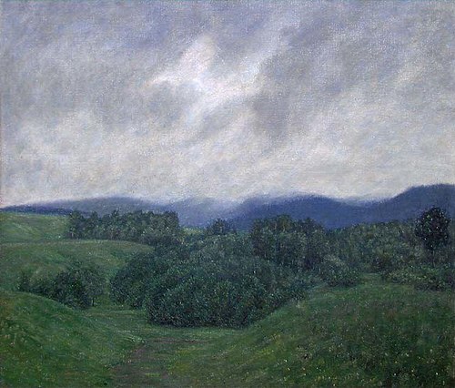 Summer Rain, 1900, Torleiv Jørgensen Stadskleiv