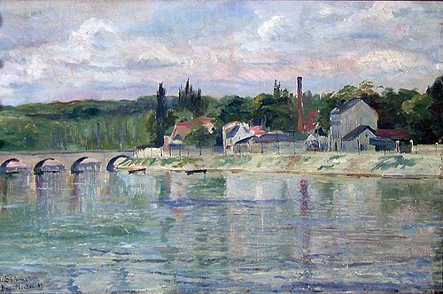View of Bas-Meudon, 1889, Jacob Kielland Sømme