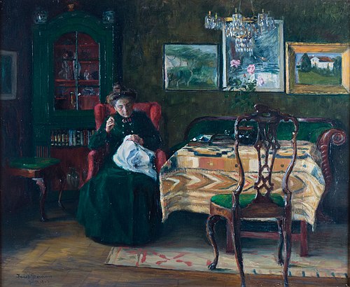 Interior, 1904, Jacob Kielland Sømme