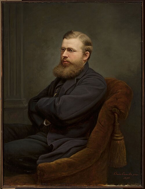 Portrait of a man, 1870, Clara Wilhelmine Oenicke