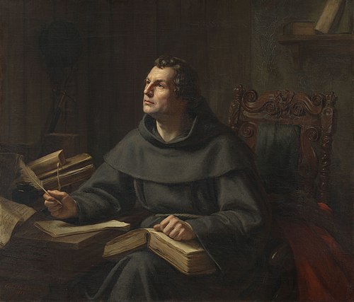 Martin Luther (1483-1546), 1857, Clara Wilhelmine Oenicke