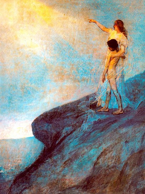 El genio y la inspiración, 1905, Julio Romero de Torres