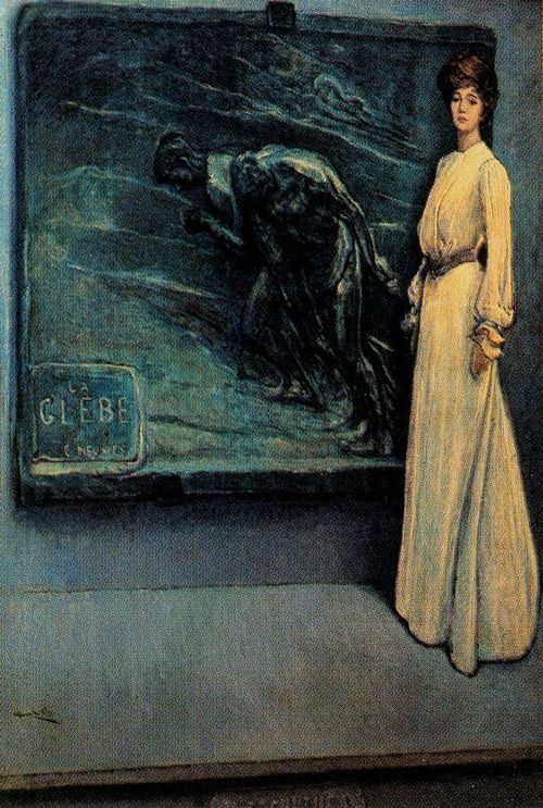 La escultura, 1905, Julio Romero de Torres