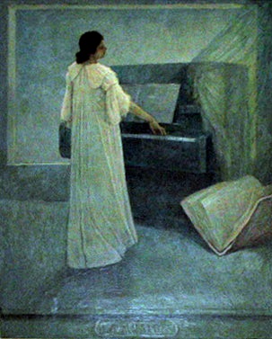 La música, 1905, Julio Romero de Torres