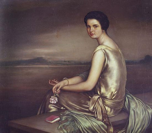 Retrato de María de la Concepción Luque Álvarez, 1925, Julio Romero de Torres