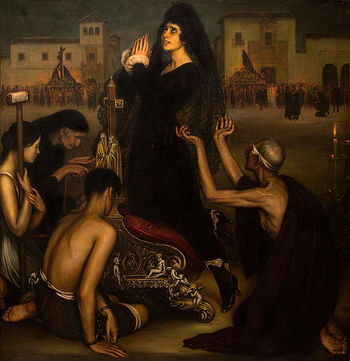 La Saeta, 1917, Julio Romero de Torres